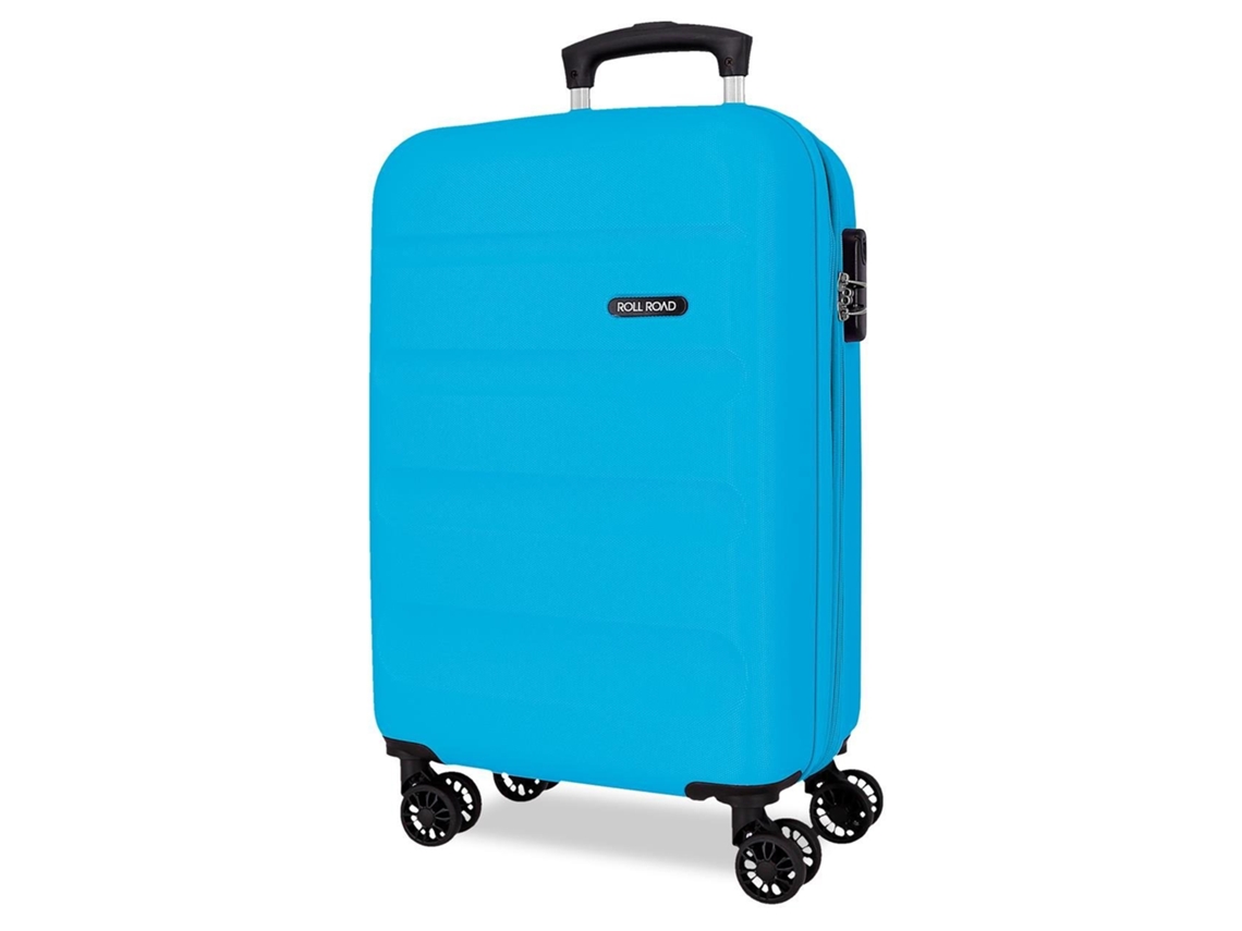 Maleta de Cabina ROLL ROAD Flex Extensible Azul Turquesa (38x55x20+5cm - 35L)