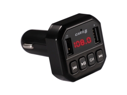 Transmisor de FM YIZHOOD B8 Mp3 Bluetooth 5.0 Dual USB Cargador de coche U disco / Tarjeta TF sin pérdidas negro