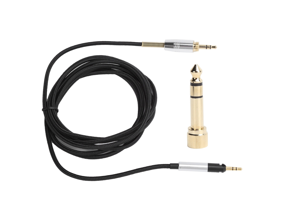 Cable Para Auriculares De 3,5 Mm A 2,5 Mm Con Adaptador De 6,35 Mm Para Sennheiser Hd518, Hd558, Hd595, Hd598, M40x Y M50x.