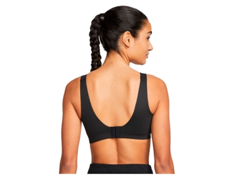 Sujetador de Mujer para Deporte NIKE Alta Sustentação Alpha Dri Negro (XS)