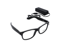 2026-gafas Luminosas El Con 3 Modos De Luz Led Para Festivales Y Clubs Nocturnos Azul Claro