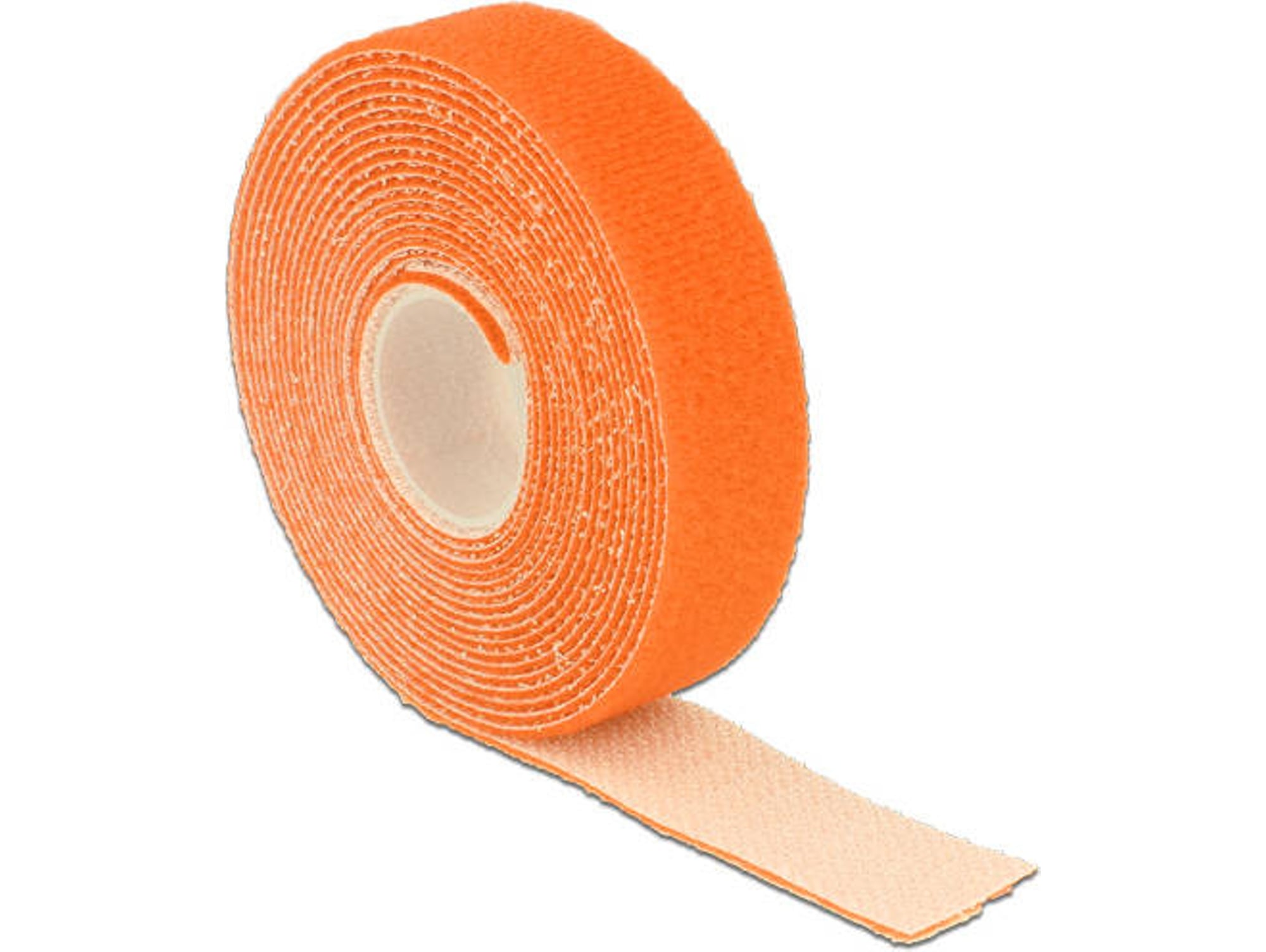 Cinta de Velcro DELOCK Naranja (20 mm x 3 m)