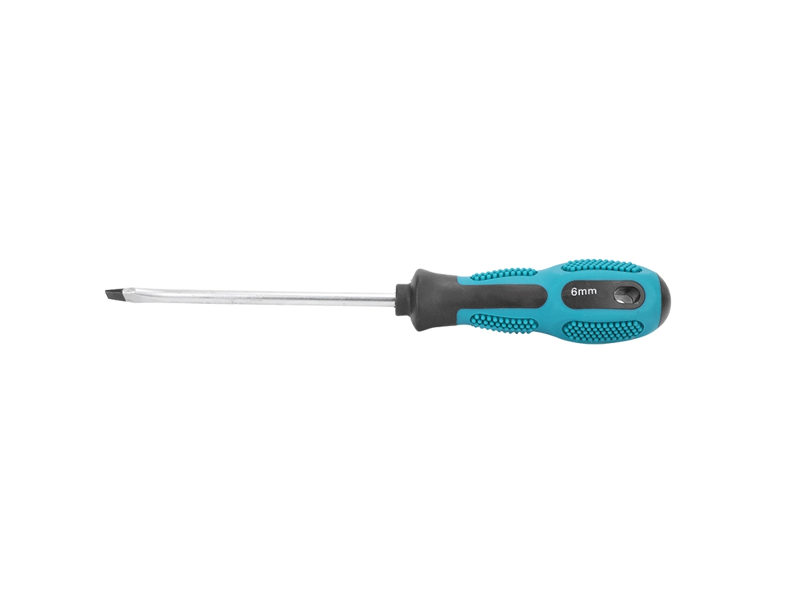 Destornillador De 6x125 Mm Con Mango De Pp Para Tornillos De 5 Mm - Herramienta Para Reparaciones Eléctricas Y Mantenimiento Del Hogar