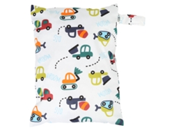 Bolsa Para Pañales De Bebé Duradera, Portátil E Impermeable Con Cremallera Para El Coche.