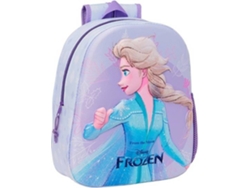 Mochila 3D FROZEN Lilás (27 x 33 x 10 cm)
