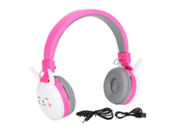 Auriculares Infantiles Con Micrófono, Diseño De Animales Adorables, Bluetooth 5.0 Para Niños, Conejo
