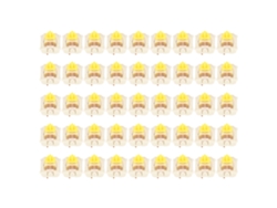 45 Interruptores Mecánicos Lineales Silenciosos E Impermeables Con Retroiluminación Para Teclado Diy G Yellow Pro