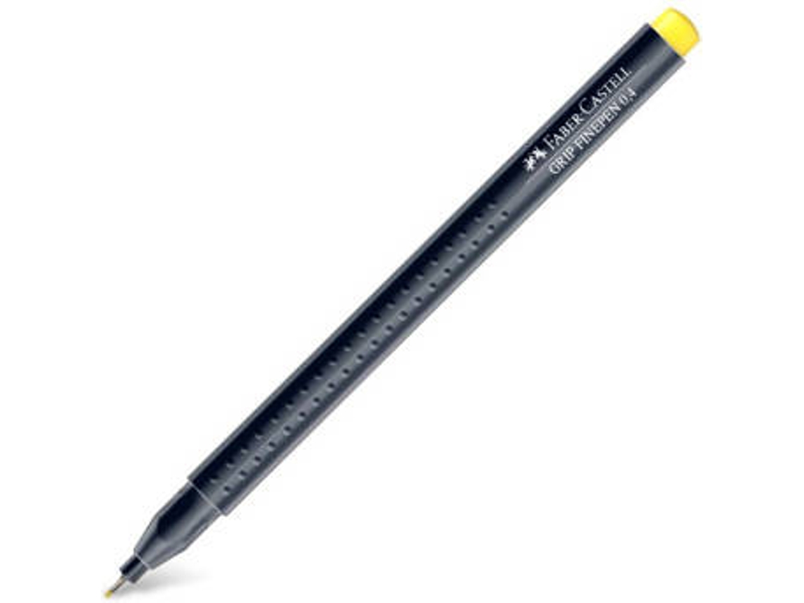 Marcador FABER-CASTELL Fino (Amarillo - 0.4 mm)