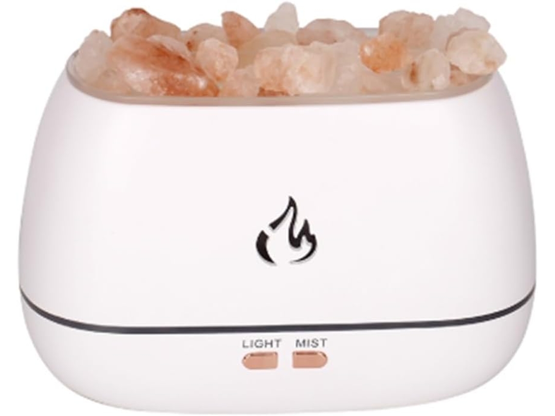 Mini Difusor De Aromas Ultrasónico Usb, Humidificador De Aire Con Aceite Esencial Y Efecto Llama 3d