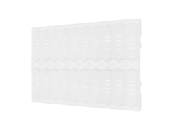 Suporte De Plástico Para 20 Lâminas De Microscópio