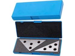 Juego De Bloques De Medición Triangulares De 45/45/90 Y 30/60/90 Grados, Con Regla De Grados.