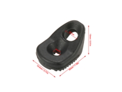 6 Anillos De Fijación Para Cubierta De Kayak, Canoa Y Rafting, De Nailon Con Un Solo Ojo Para Sujeción De Seguridad.