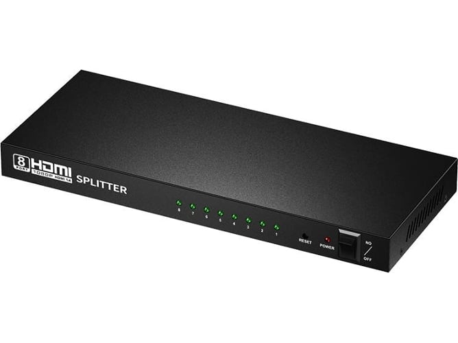 Conversor HOWEI HDMI Splitter 1 to 8 HD 4K 2K (Negro)