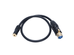 Cable Estéreo Xlr Hembra A 3,5 Mm Hembra De 0,5 M, Adaptador Convertidor De Sonido Balanceado Para Equipos De Audio.