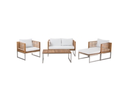 Conjunto de jardín de madera BELIANI Bermuda