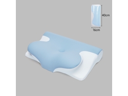 Almohada De Cuello Chrui Antironquidos Azul (azul)