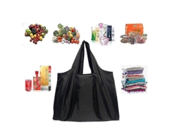 Bolsa de compras reutilizable y plegable para mujer, bolsa ecológica. GOKOCO
