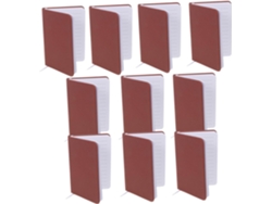Juego De 10 Libretas De Bolsillo, Libretas Pequeñas Y Portátiles Con Páginas Rayadas Y Marcapáginas De Cinta.