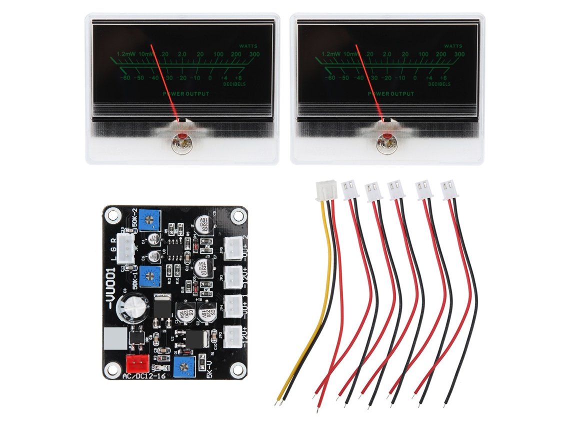 2 Unidades De Medidor Vu Ts-dbp90b-2q Con Placa Controladora Y Retroiluminación, Para Equipos De Audio Diy.