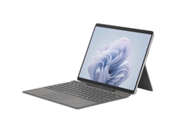 Laptop MICROSOFT Surface Pro 10 (16 GB RAM - 256 GB SSD - 13" - Enchufe EU - Platino - Qwerty Español)