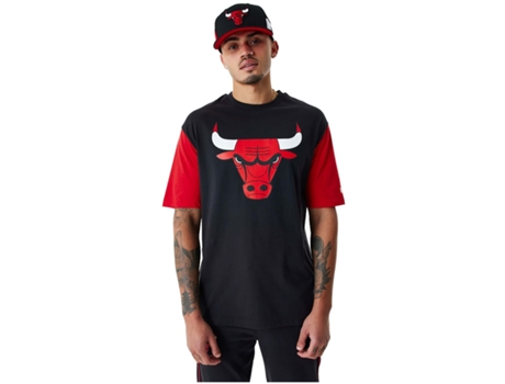 Camiseta de Hombre NEW ERA Corta Nba Chicago Multicolor (L)
