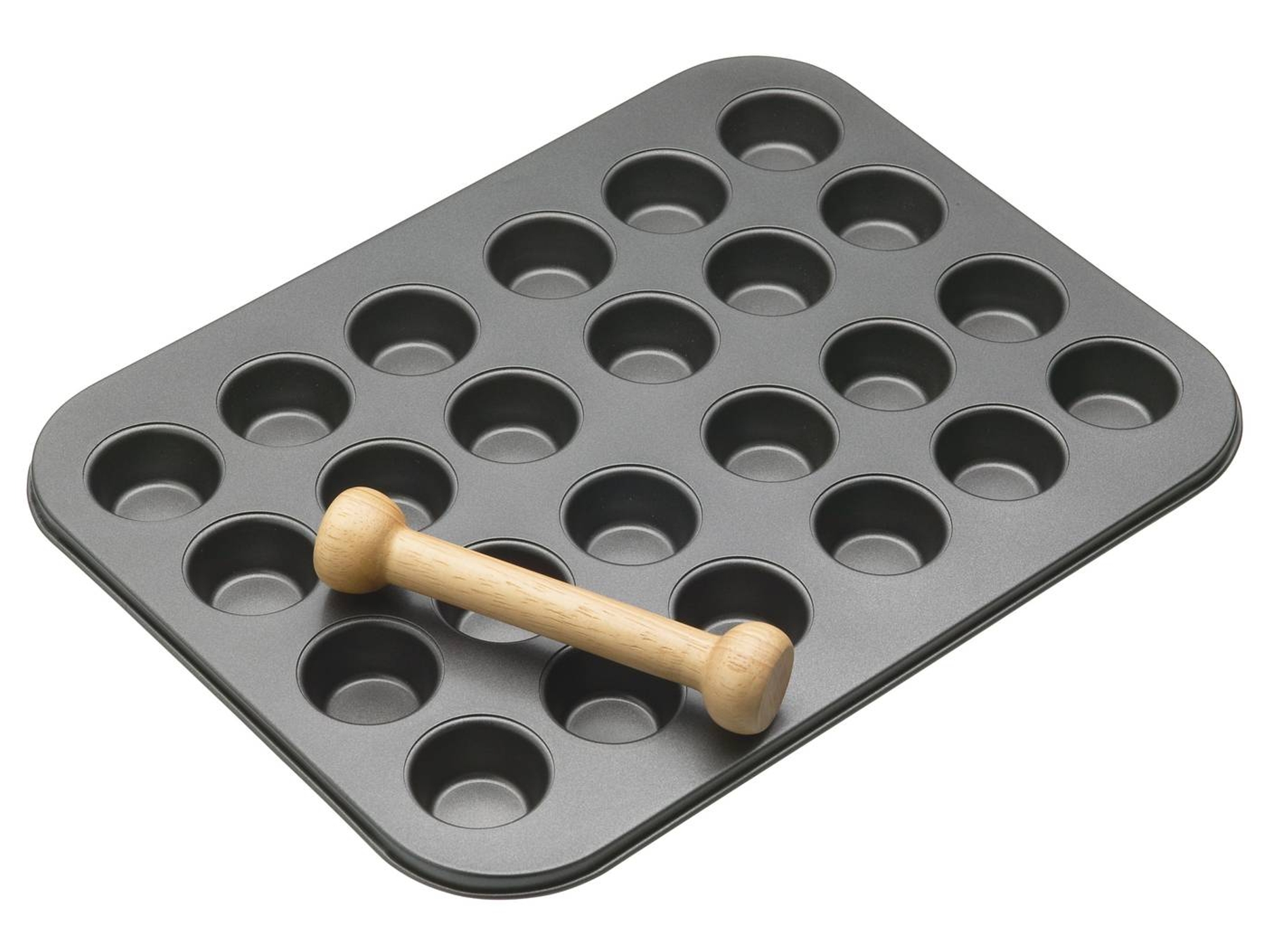 Molde Antiadherente para 24 Mini Tartas KITCHEN KRAFT Master Class
