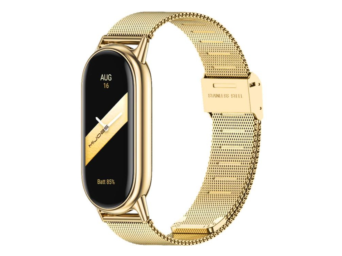 Pulsera para Xiaomi Smart Band 10/9/8 NFC - Milan Metal - Hebilla integrada y relieve