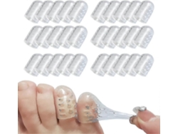 Protector De Dedos De Silicona Antideslizante Para Callos Ampollas Y Uñas Encarnadas Transparente Y Reutilizable 30 Piezas