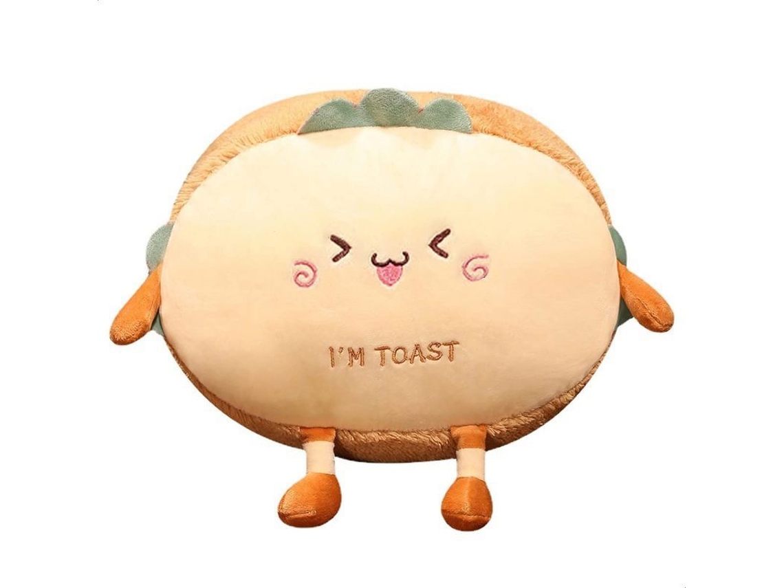2026-almohada Viaje Tostada Linda Almohada Siesta Suave Almohada Espalda Hinchada Con Manoplas