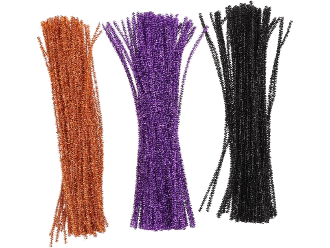 Lote De 300 Limpiapipas De Chenilla Con Purpurina De Colores, 0,6 Cm X 30, Para Niños, Niñas Y Adultos.