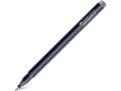 Marcador FABER-CASTELL Fino (Gris - 0.4 mm)