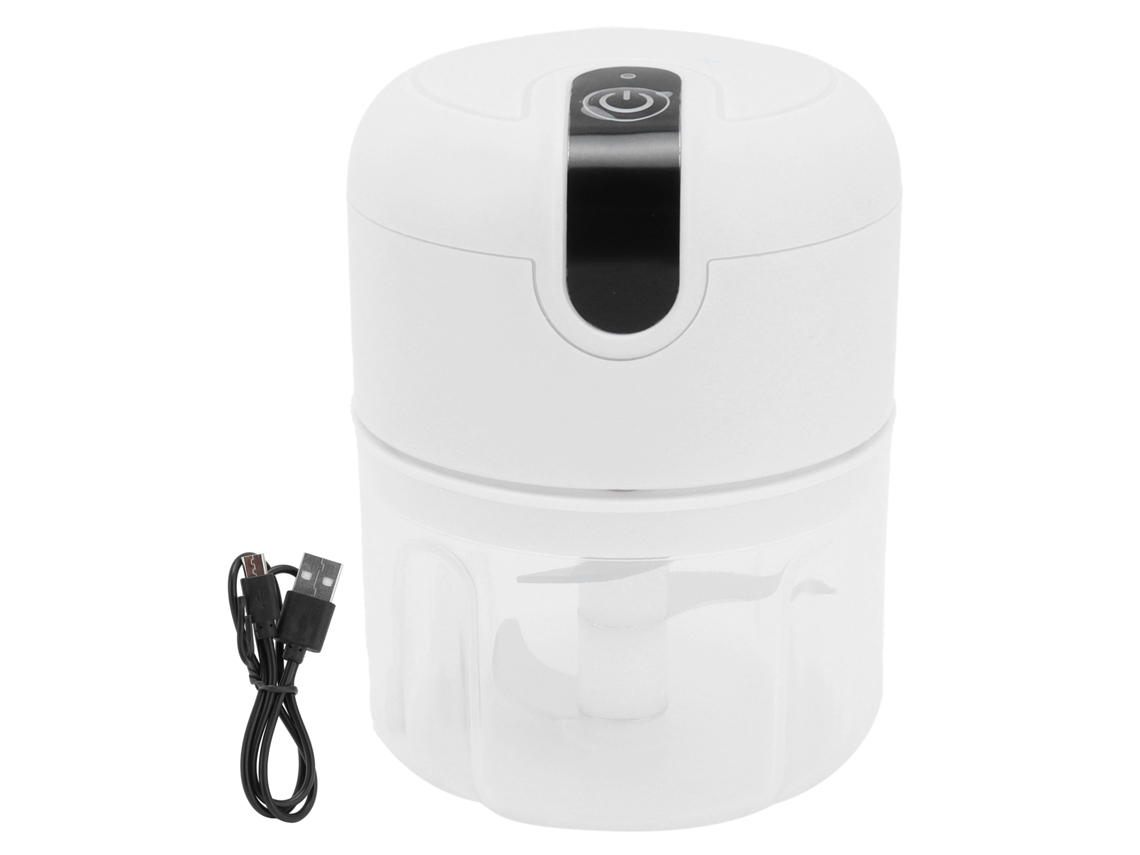 Mini Procesador De Alimentos Eléctrico De 250 Ml, Recargable Por Usb, Con Cuchilla De Acero Inoxidable Para Ajo, Frutos Secos Y Verduras.