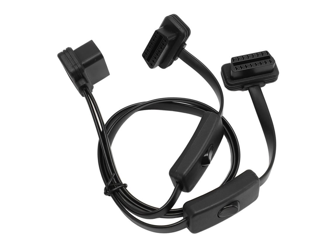 Cable Divisor De Alambre Delgado Obd De 16 Pines, Alta Precisión, Extensor En Y 1 En 2 Para Elm327 Golo6