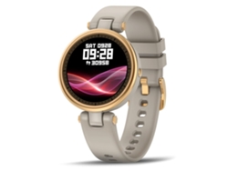 Reloj inteligente deportivo Yunzii para mujer con monitor de frecuencia cardíaca y oxígeno en sangre, gris