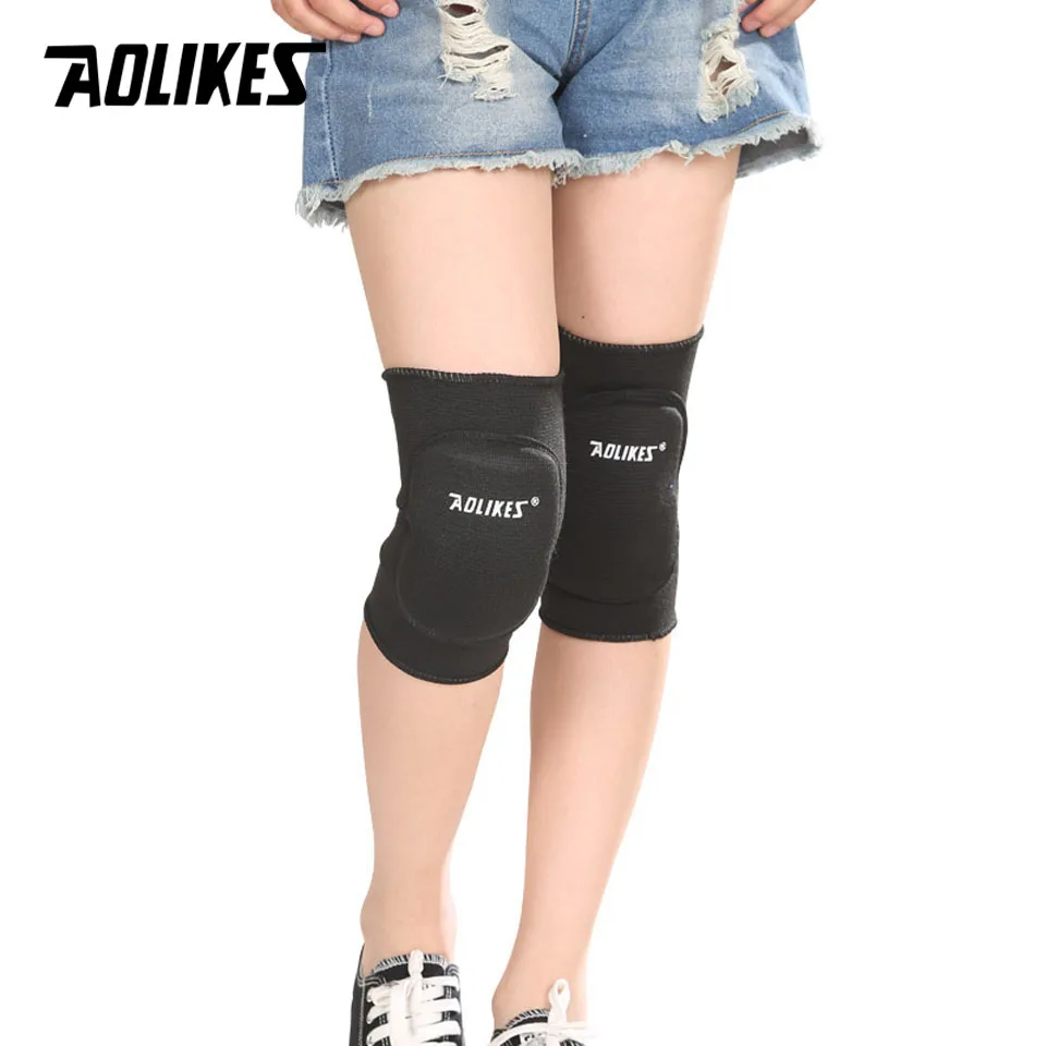 Rodilleras De Esponja Gruesa (negras, Talla S) Para Niños, Adecuadas Para Deportes Como Danza Y Voleibol.