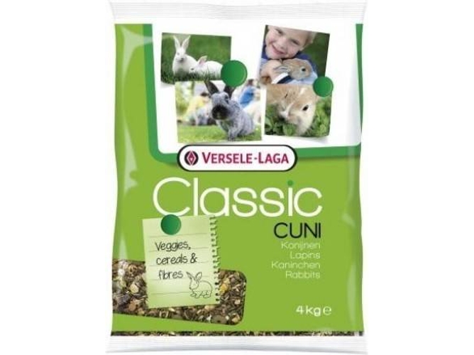 Snack para Conejos VERSELE-LAGA Clásico Cuni (4Kg)