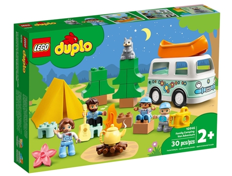 LEGO Duplo Aventura Familiar con Autocaravana 10947 (Edad Mínima: ‍2 - 30 piezas)