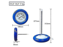 Termómetro flotante para piscina con neumático, termómetro de agua flotante grande con cabezal redondo, detección de agua para bicicletas eléctricas Ly
