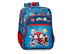 Mochila Escolar DISNEY (30 x 38 x 12 - Poliéster - Azul)