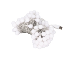 Guirnalda De Luces Led Blancas Cálidas De 10 M Con 80 Luces, Usb, Resistente Al Agua, Ideal Para Decoración.