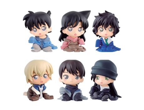 Tokoh anime detektif conan gasha scotch shinichi kudo toru amuro masumi sera mainan lucu pvc model boneka ornamen hadiah