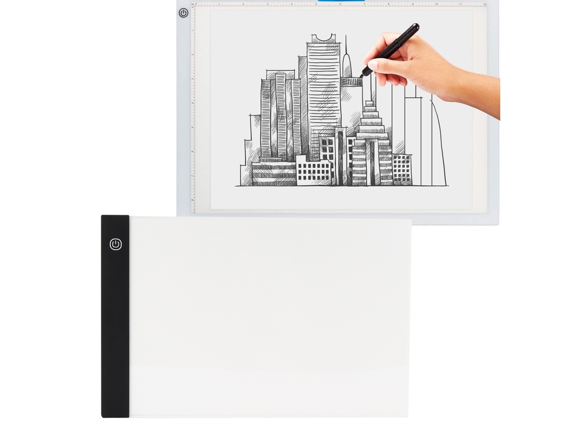 Panel De Luz Trazado Ultrafino Con Brillo Ajustable, Cable Usb Portátil Para Dibujar.