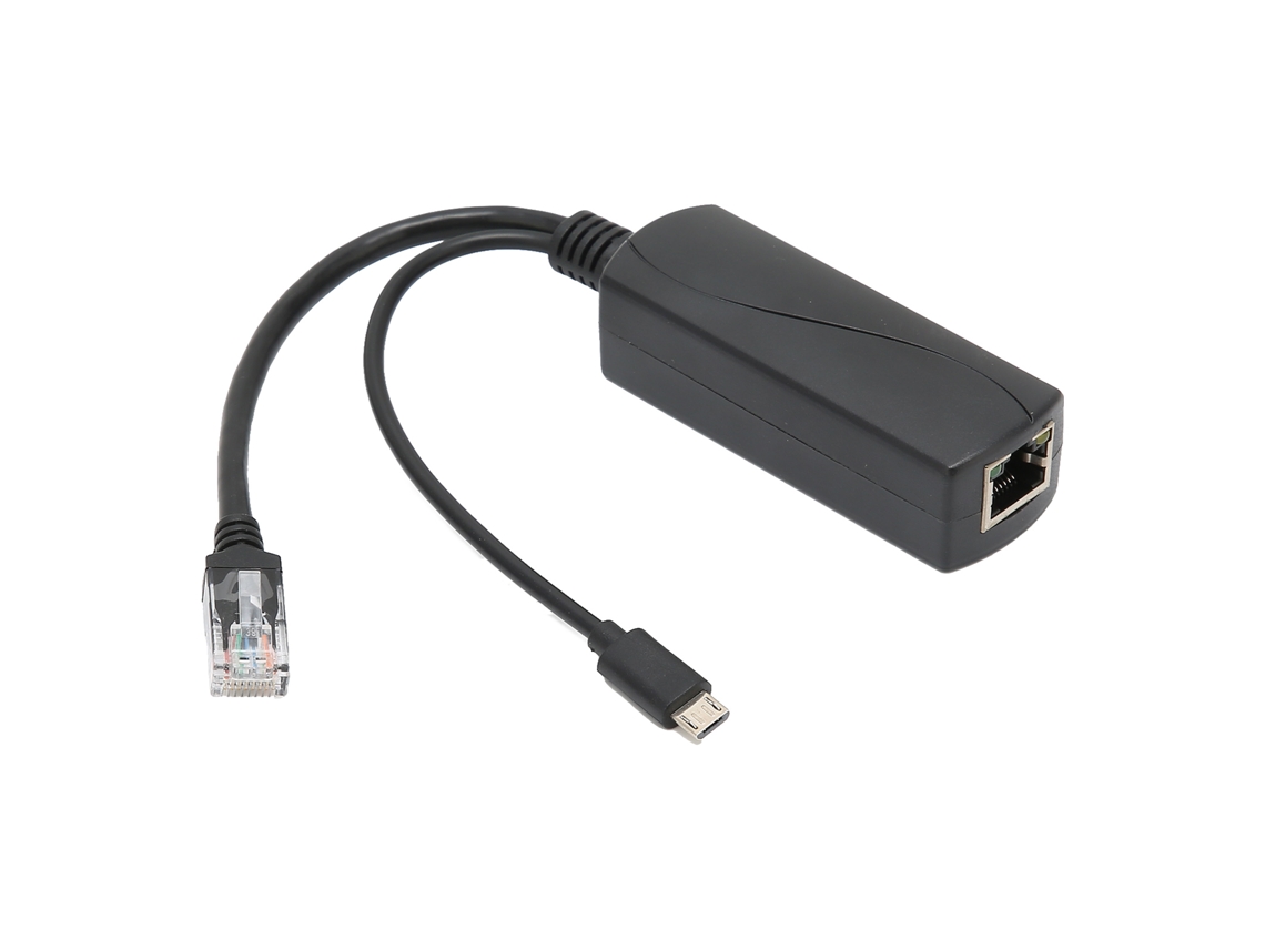 Divisor Poe Ativo Com Isolação 1,5kv, Suporta Ieee 802.3af, Saída Usb 5v/2,4a Para Casa E Escritório