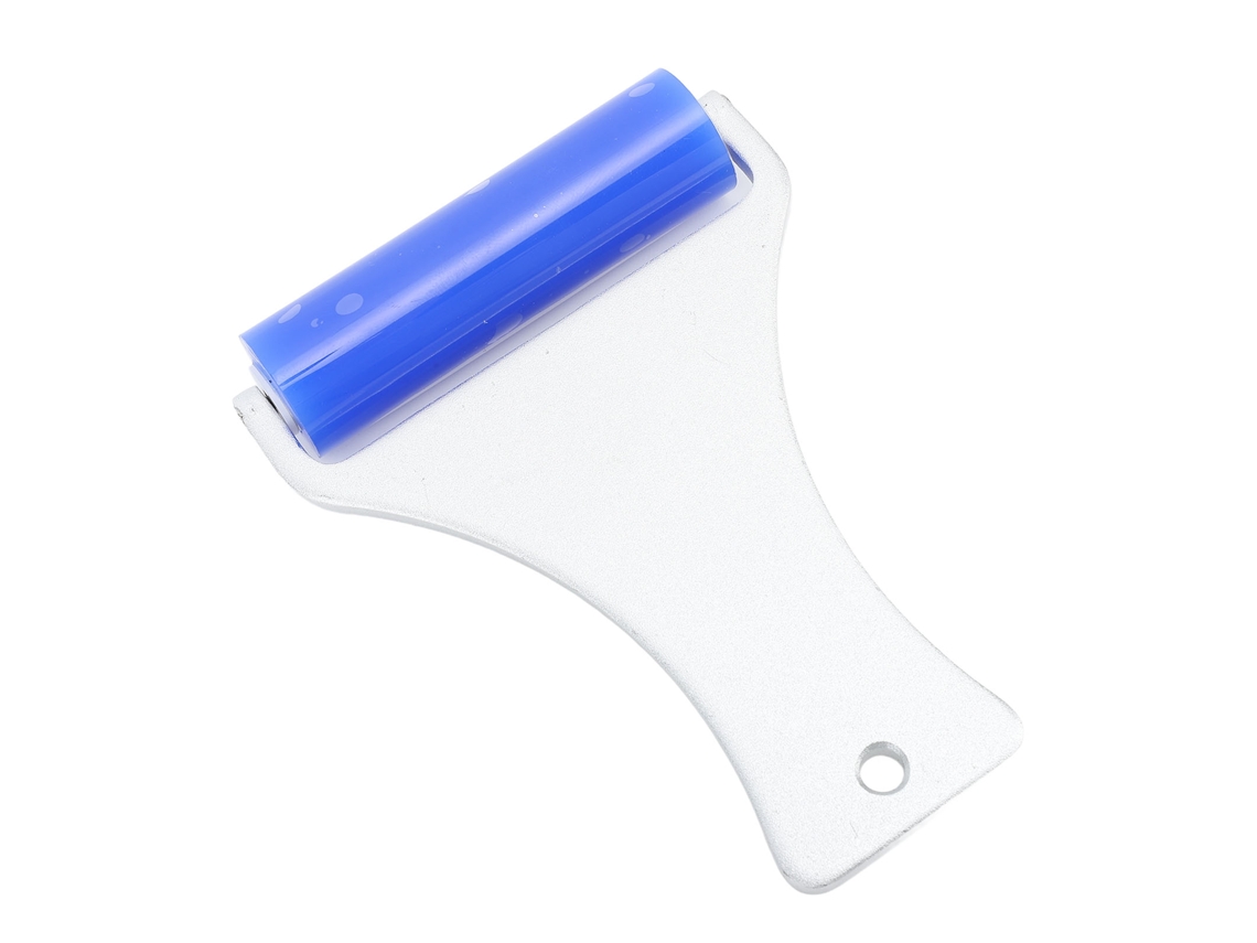 Rodillo de limpieza eléctrico de silicona azul de 7,5 cm (manual)