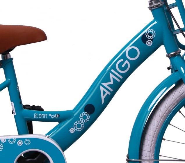 Amigo Bloom Bicicleta infantil de 20 pulgadas para niñas 5 9 años con vbrake freno retroceso timbre