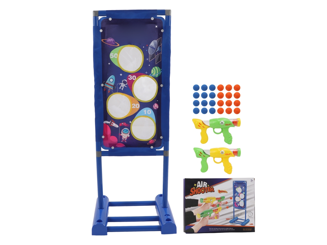Ymsl Set De Juguetes De Pelotas De Espuma Con Objetivo Vertical Y 24 Pelotas Juegos De Aire Para Niños Jugar Interior Exterior Hxl