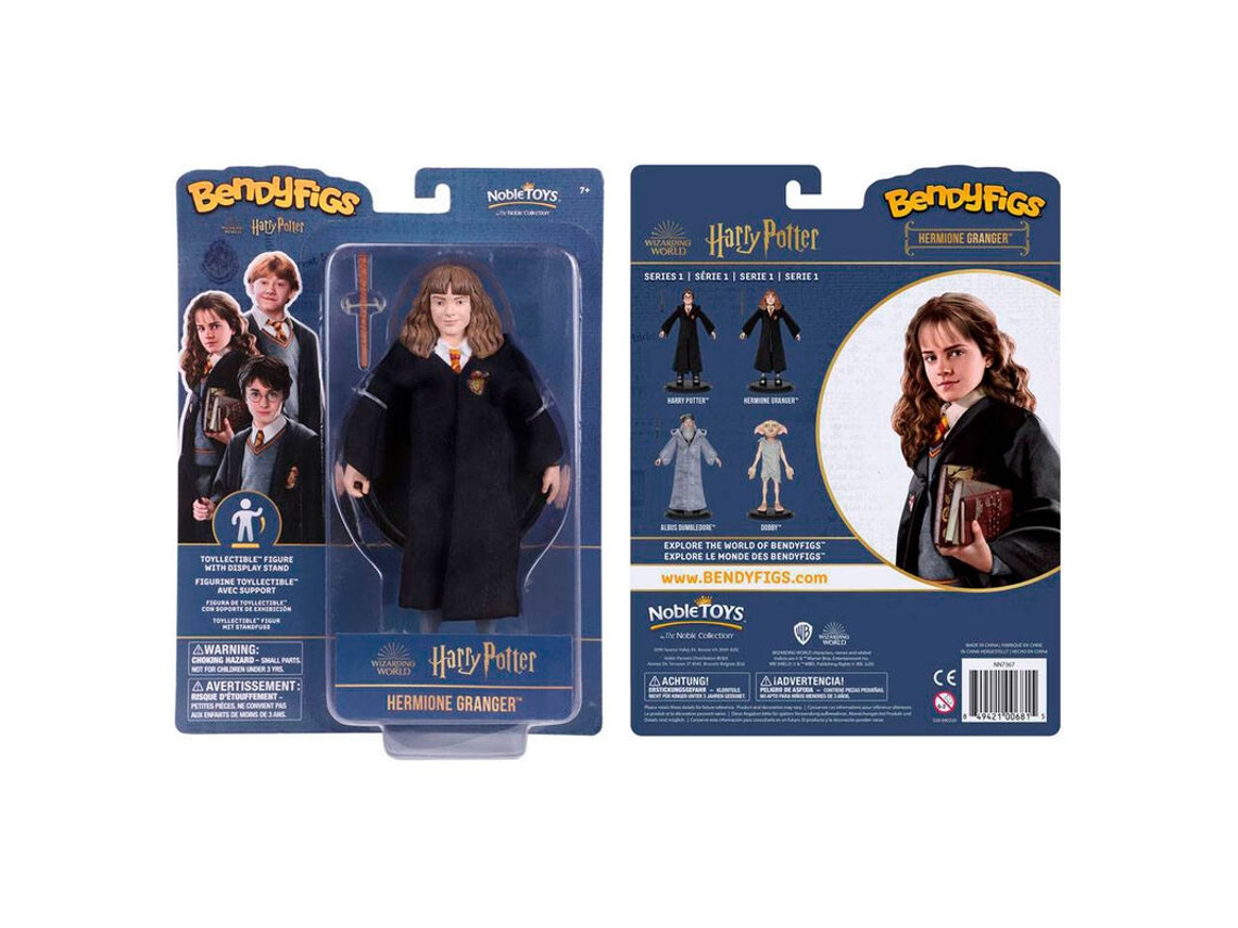 Figura maleable Bendyfigs de Harry Potter Hermione con varita 19 cm B.active
