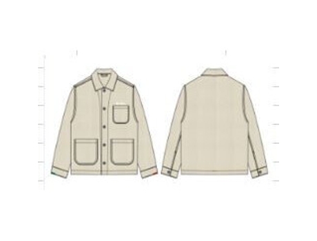 Chaqueta Unisex KICKERS Vaquera Workwear Mezclilla Marrón (M)