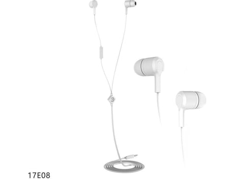Auriculares con Cable GOODIS 17E08 (In Ear - Blanco)