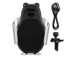 Cargador Inalámbrico Rápido Para Coche (pinza De Ventilación De Carga Inalámbrica Rápida) Negro